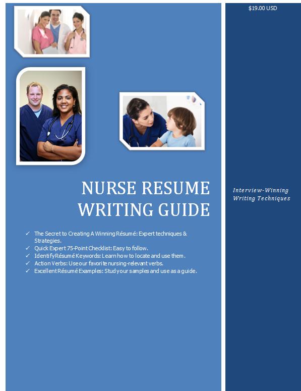 nurse resume writing reference
